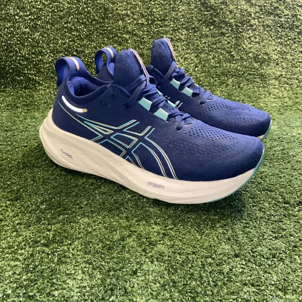 Asics FF Blast Plus Gel-Nimbus 26 Running Shoes Blue Women’s Size 8.5 Sneakers